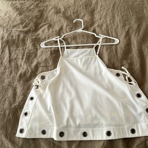 Free people slit sided tank